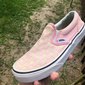Pink Checkered Vans!